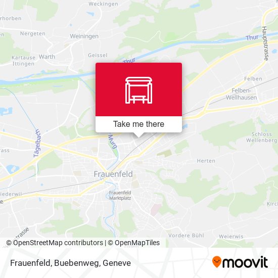 Frauenfeld, Buebenweg map