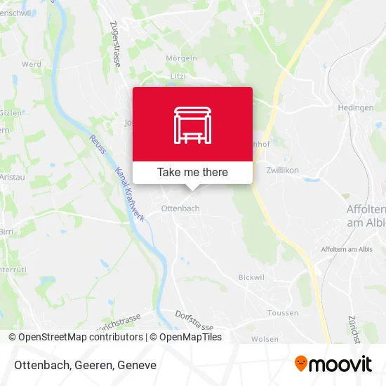 Ottenbach, Geeren map