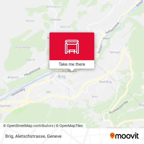 Brig, Aletschstrasse map