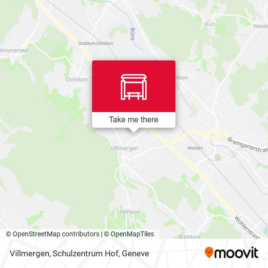 Villmergen, Schulzentrum Hof map