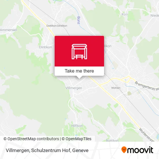 Villmergen, Schulzentrum Hof map