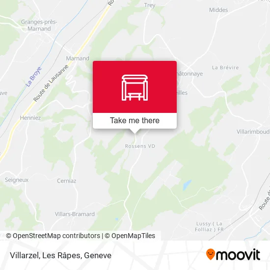 Villarzel, Les Râpes map