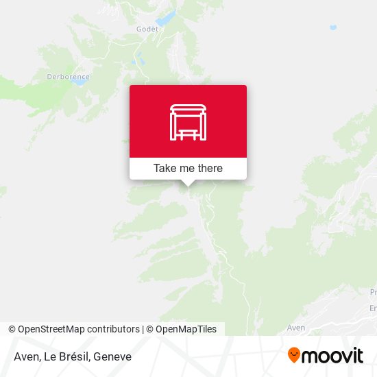 Aven, Le Brésil map