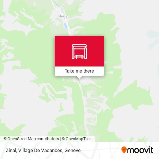 Zinal, Village De Vacances map