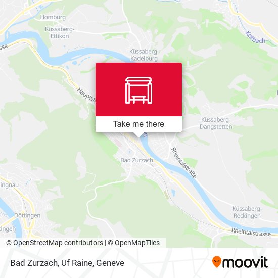 Bad Zurzach, Uf Raine Karte