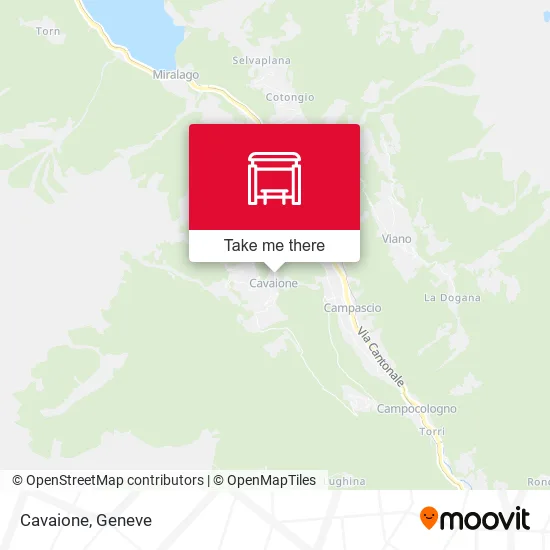 Cavaione map