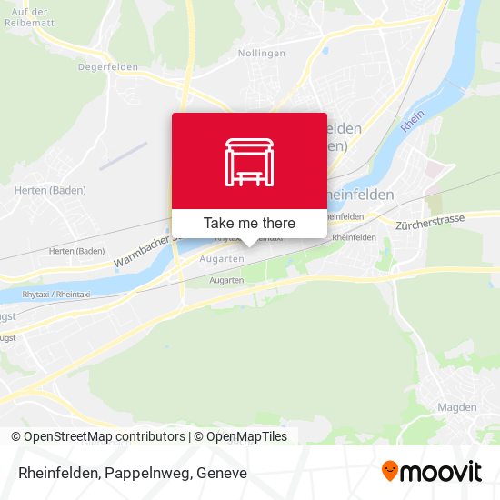 Rheinfelden, Pappelnweg map