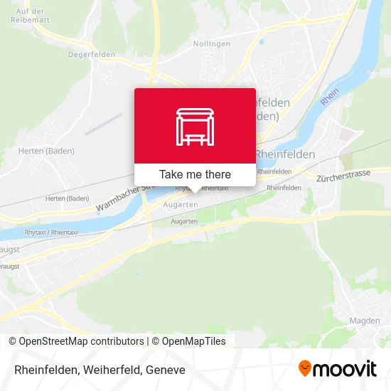 Rheinfelden, Weiherfeld map