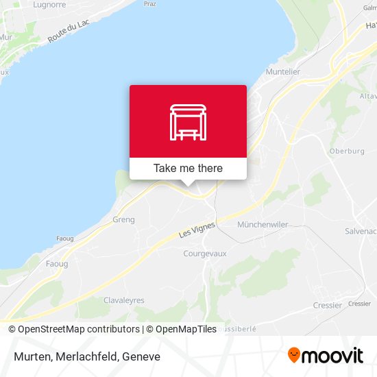 Murten, Merlachfeld map