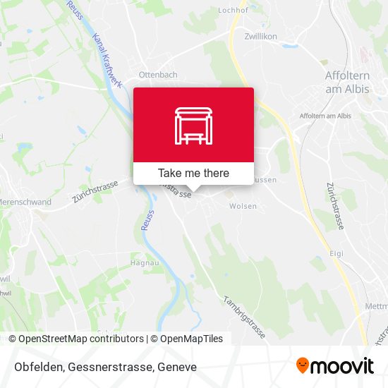 Obfelden, Gessnerstrasse map