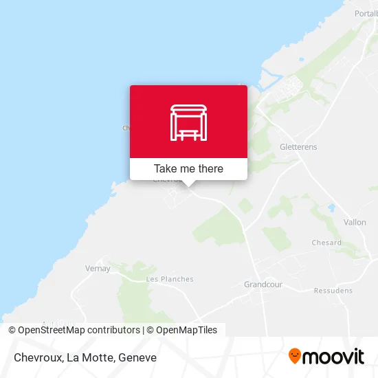 Chevroux, La Motte map