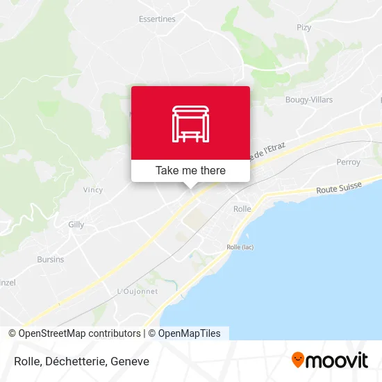 Rolle, Déchetterie map