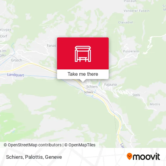 Schiers, Palottis map
