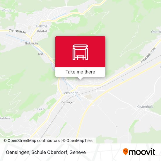 Oensingen, Schule Oberdorf map