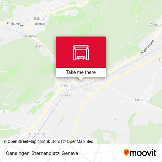 Oensingen, Sternenplatz map