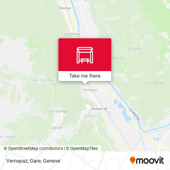 Vernayaz, Gare map
