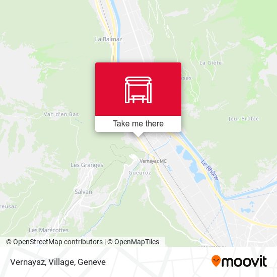 Vernayaz, Village map