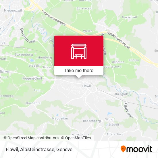 Flawil, Alpsteinstrasse map