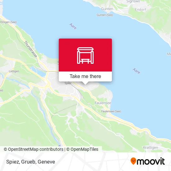 Spiez, Grueb map
