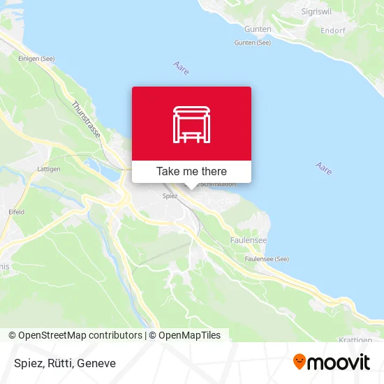 Spiez, Rütti map