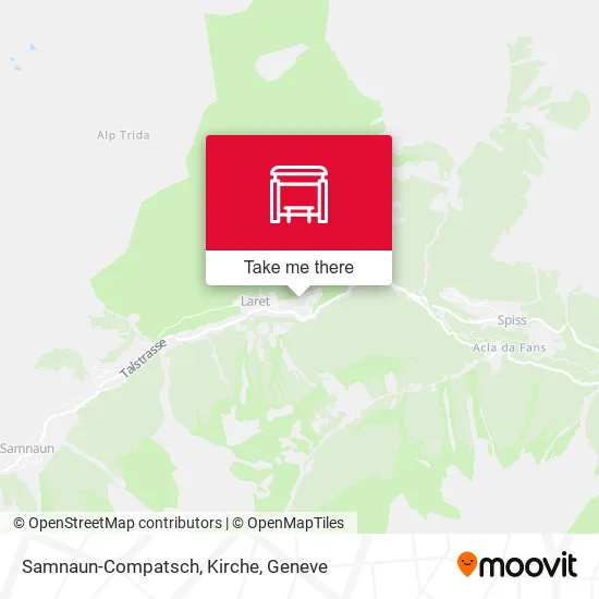 Samnaun-Compatsch, Kirche map