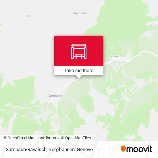 Samnaun-Ravaisch, Bergbahnen map