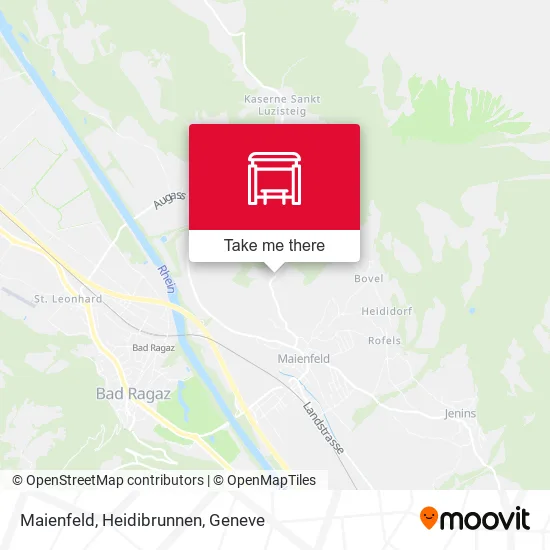 Maienfeld, Heidibrunnen map
