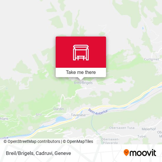 Breil/Brigels, Cadruvi map