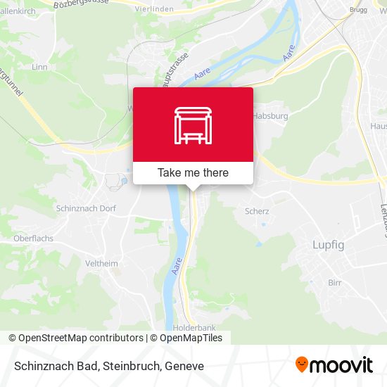 Schinznach Bad, Steinbruch map