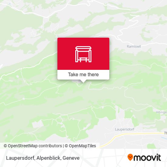 Laupersdorf, Alpenblick map