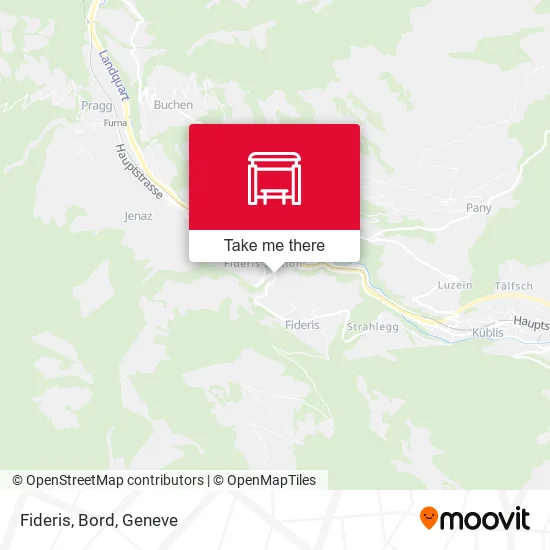 Fideris, Bord map