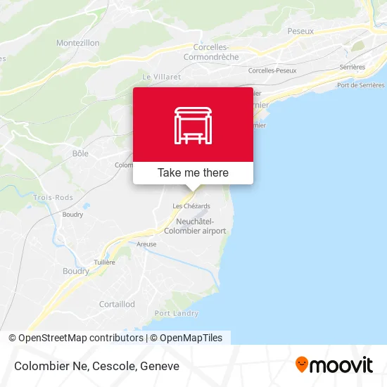 Colombier Ne, Cescole map