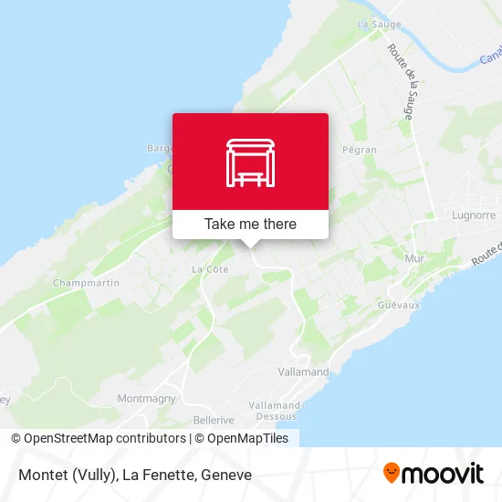 Montet (Vully), La Fenette map