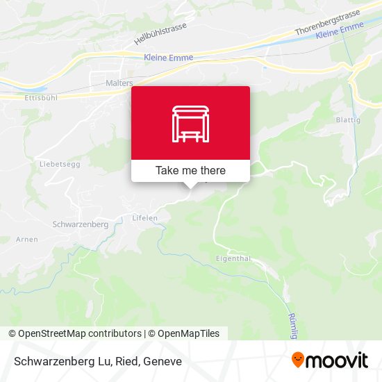 Schwarzenberg Lu, Ried map
