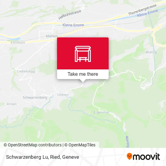 Schwarzenberg Lu, Ried map