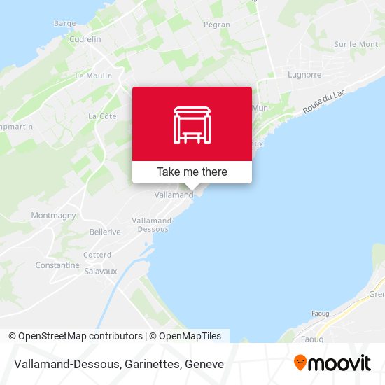 Vallamand-Dessous, Garinettes map
