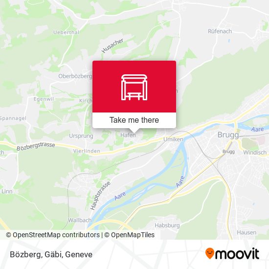 Bözberg, Gäbi map