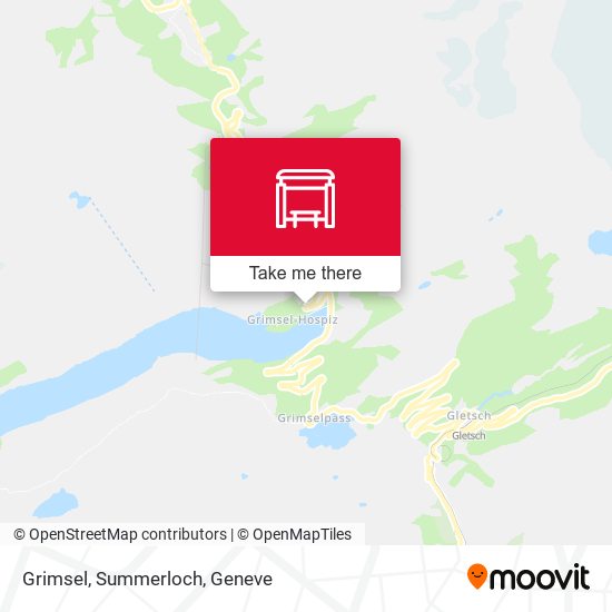 Grimsel, Summerloch map