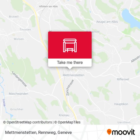 Mettmenstetten, Rennweg map