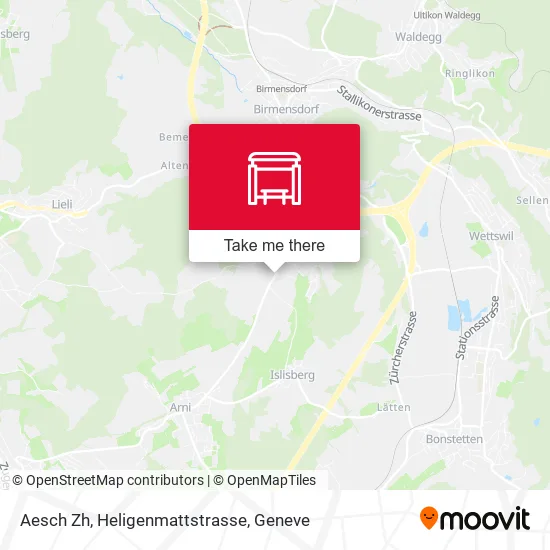 Aesch Zh, Heligenmattstrasse map