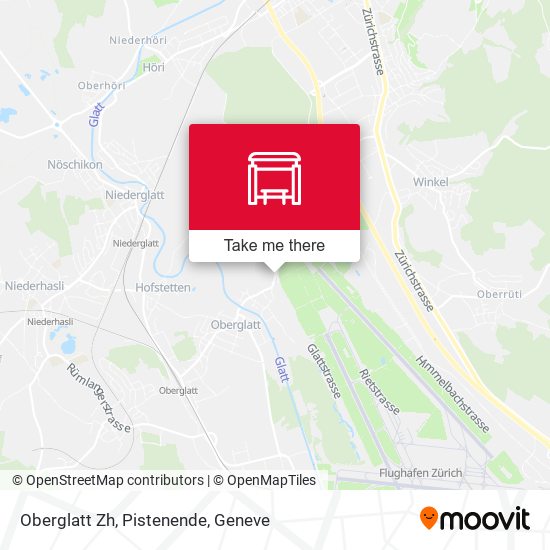 Oberglatt Zh, Pistenende map