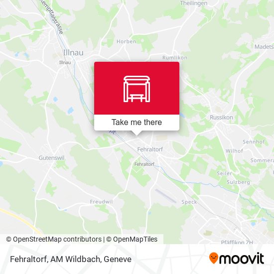 Fehraltorf, AM Wildbach map