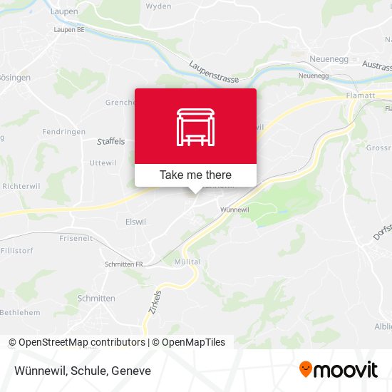 Wünnewil, Schule map