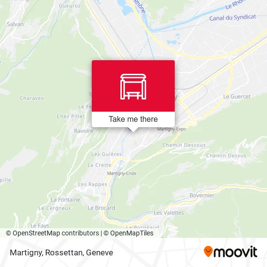 Martigny, Rossettan plan