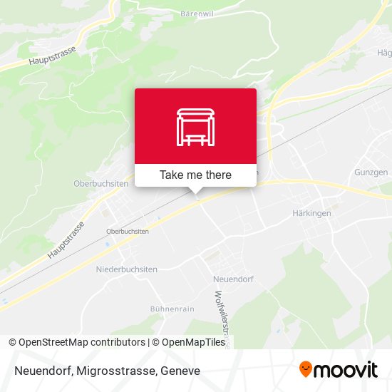 Neuendorf, Migrosstrasse map