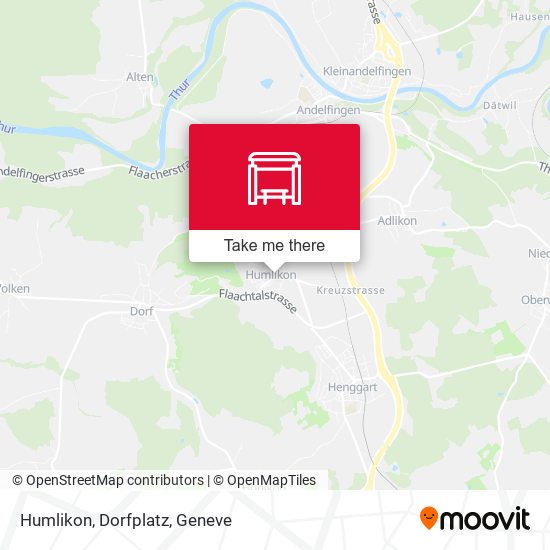 Humlikon, Dorfplatz map