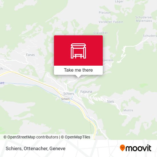 Schiers, Ottenacher map