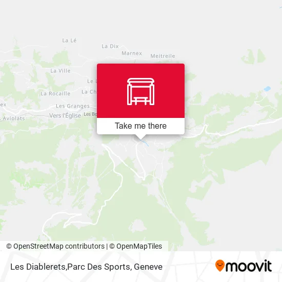 Les Diablerets,Parc Des Sports map