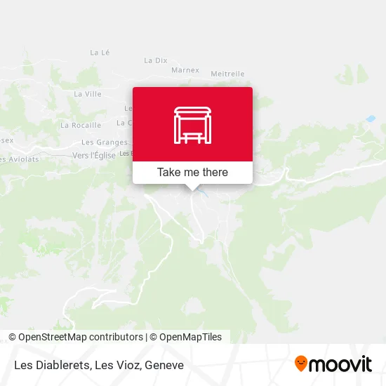Les Diablerets, Les Vioz map