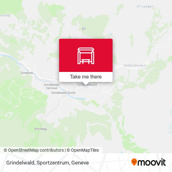 Grindelwald, Sportzentrum map